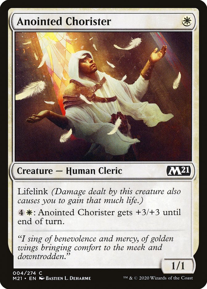 Anointed Chorister 4 (Core Set 2021)  | Chromatic Games