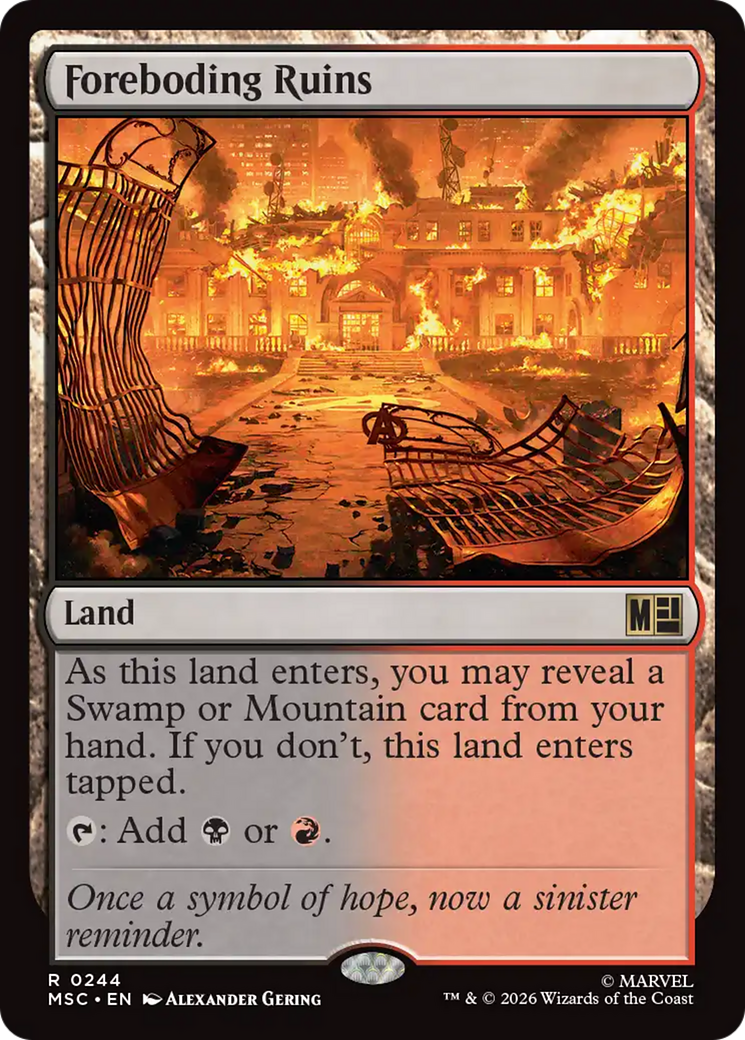 Foreboding Ruins [Marvel Super Heroes Commander] | Chromatic Games