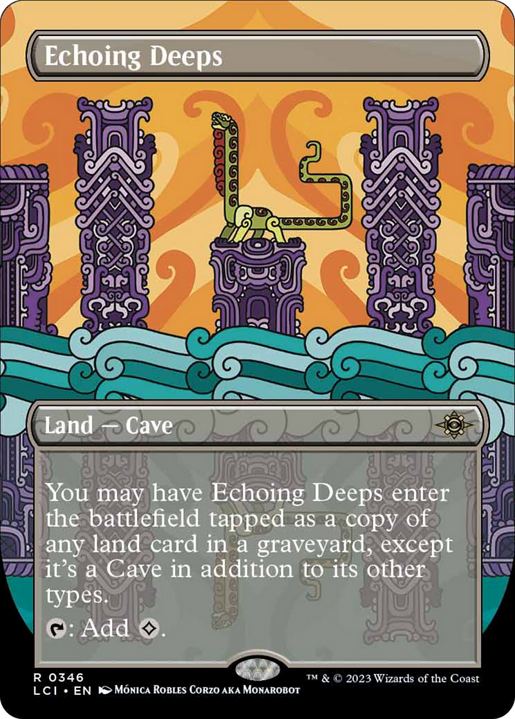 Echoing Deeps (Borderless) [The Lost Caverns of Ixalan] | Chromatic Games