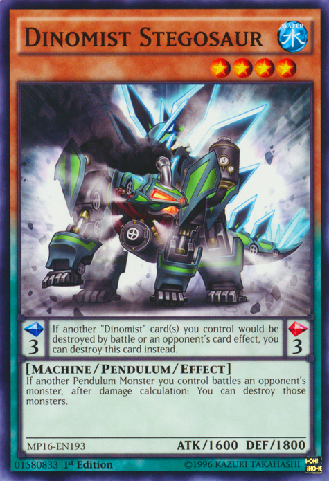 Dinomist Stegosaur [MP16-EN193] Common | Chromatic Games
