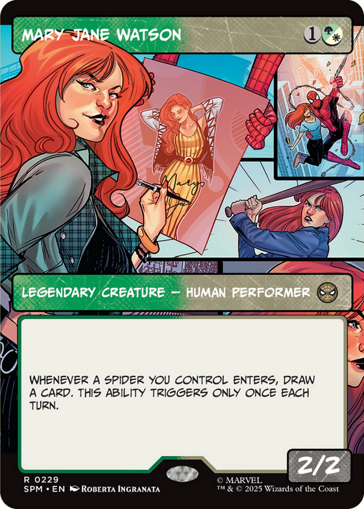 Mary Jane Watson (Borderless) [Marvel's Spider-Man] | Chromatic Games