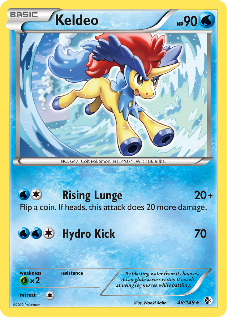 Keldeo (48/149) [Black & White: Boundaries Crossed] | Chromatic Games