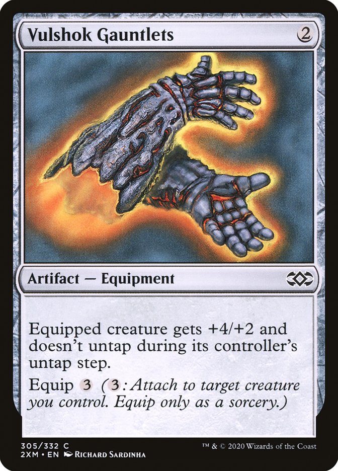 Vulshok Gauntlets 305/332 (Double Masters)  | Chromatic Games