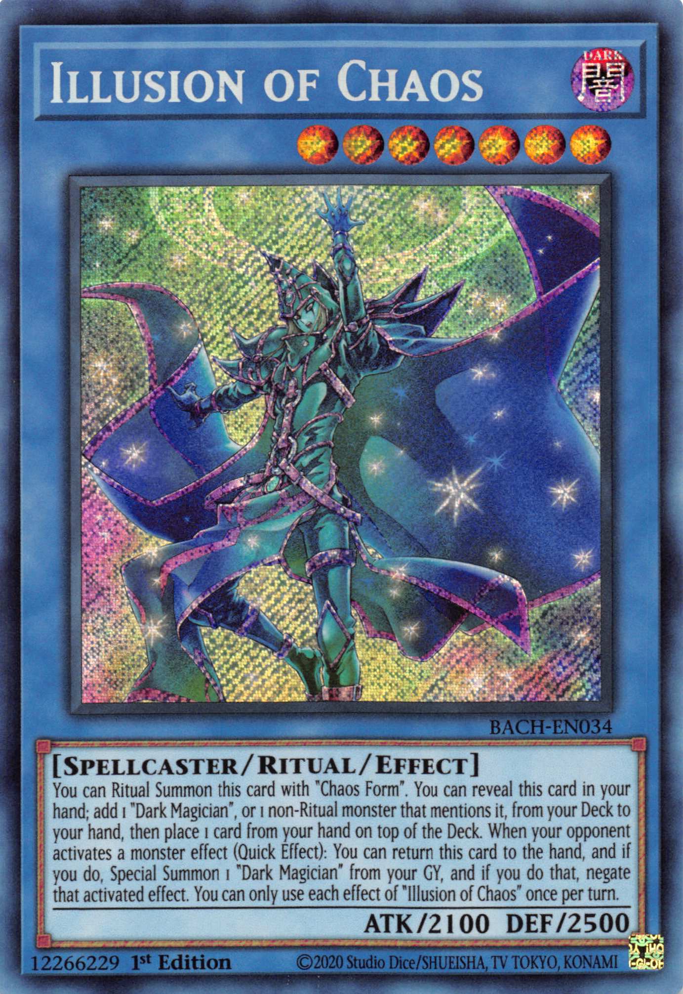 Illusion of Chaos [BACH-EN034] Secret Rare | Chromatic Games