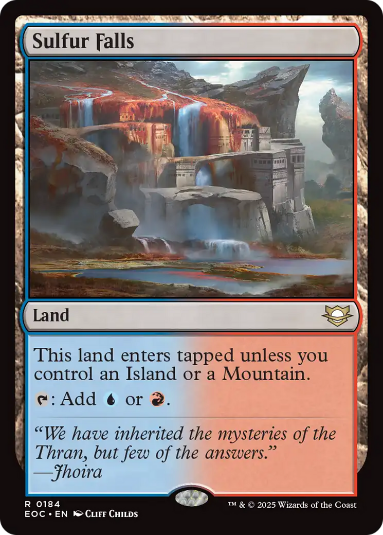 Sulfur Falls [Edge of Eternities Commander] | Chromatic Games