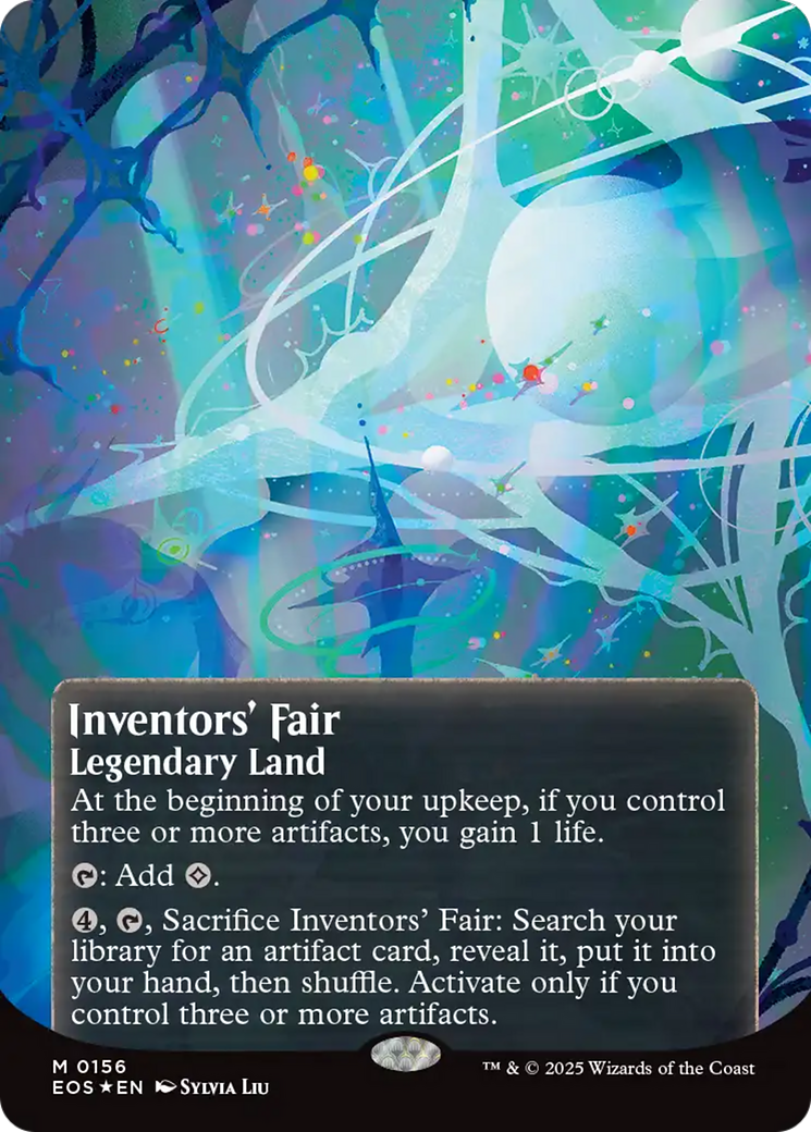 Inventors' Fair (0156) (Borderless) (Galaxy Foil) [Edge of Eternities: Stellar Sights] | Chromatic Games