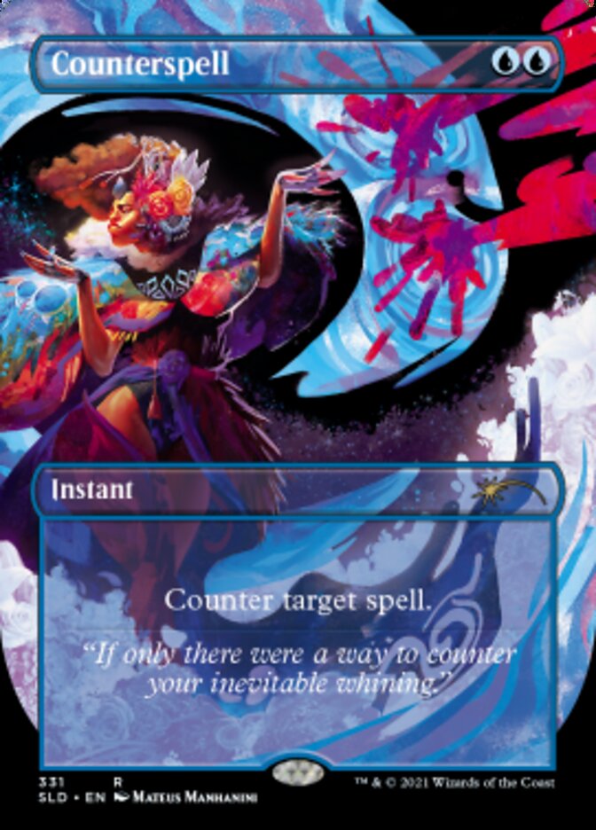 Counterspell (Borderless) [Secret Lair Drop Series] | Chromatic Games