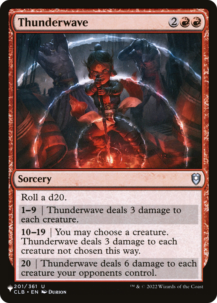 Thunderwave [The List] | Chromatic Games