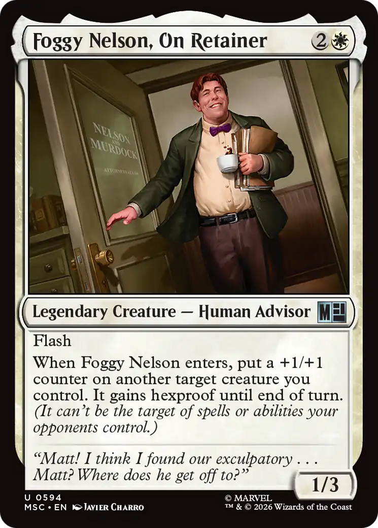 Foggy Nelson, On Retainer [Marvel Super Heroes Commander] | Chromatic Games