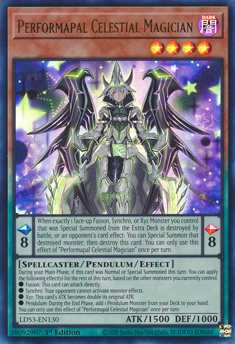 Performapal Celestial Magician [LDS3-EN130] Ultra Rare | Chromatic Games