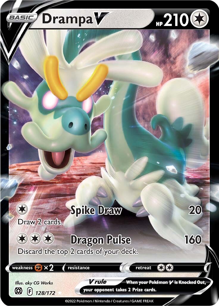 Drampa V (128/172) [Sword & Shield: Brilliant Stars] | Chromatic Games