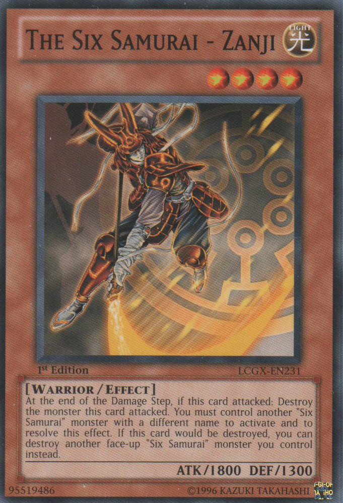 The Six Samurai - Zanji [LCGX-EN231] Common | Chromatic Games