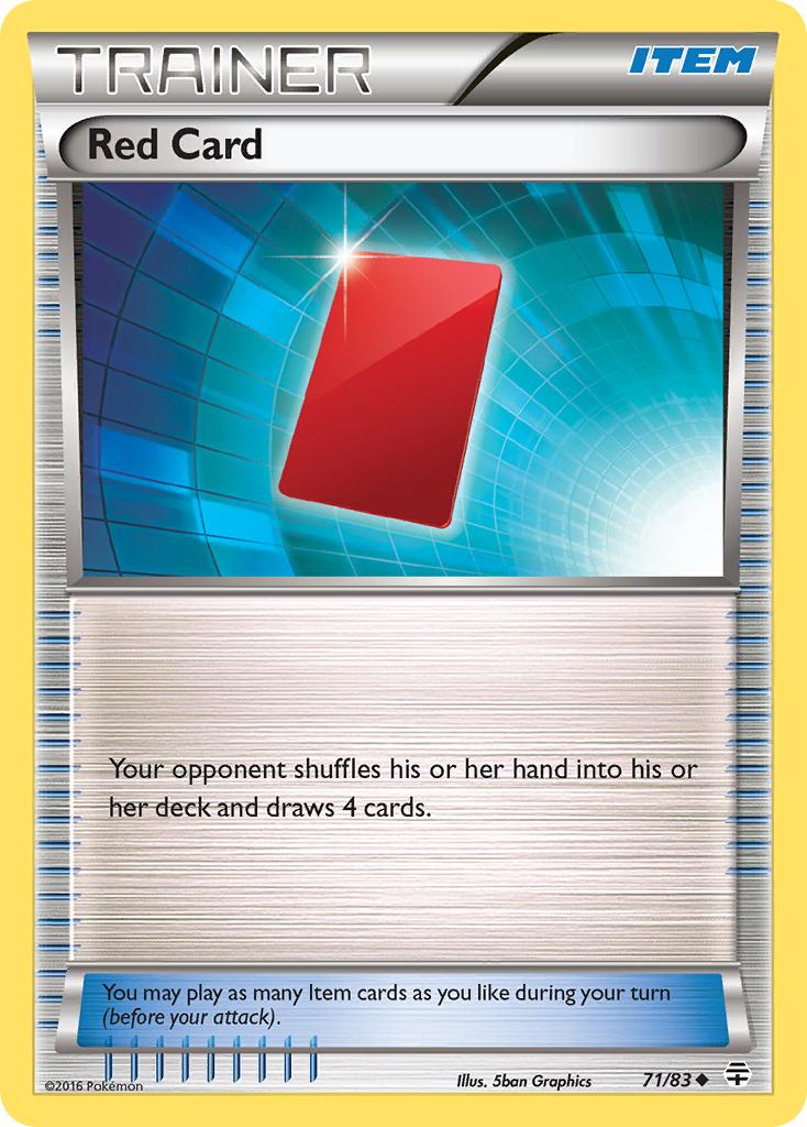 Red Card (71/83) [XY: Generations] | Chromatic Games