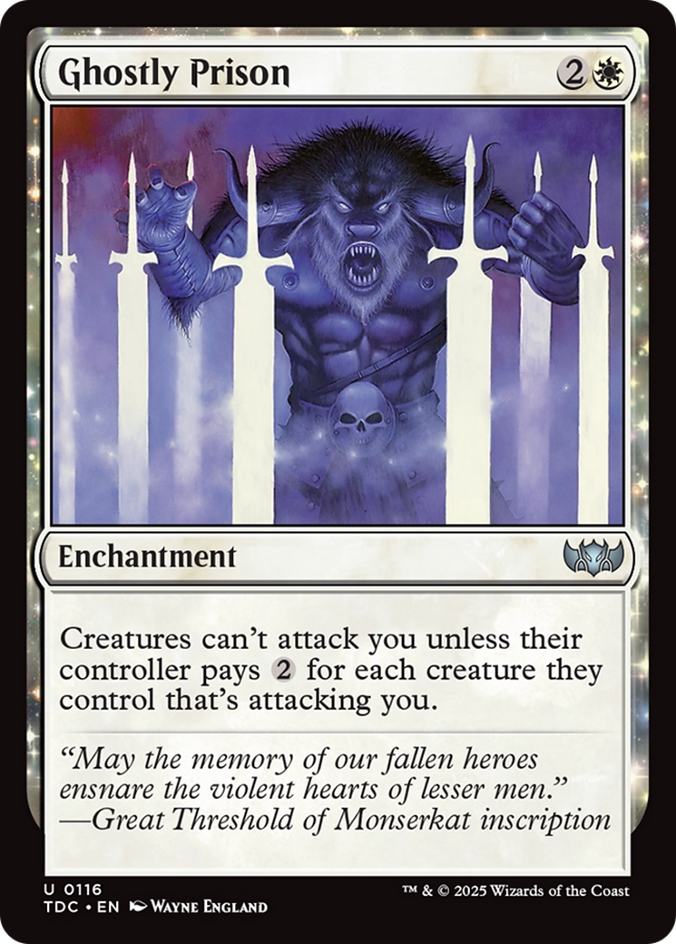 Ghostly Prison [Tarkir: Dragonstorm Commander] | Chromatic Games