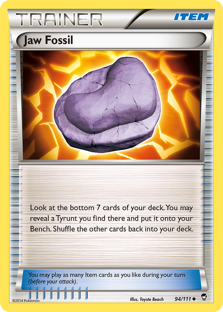 Jaw Fossil (94/111) [XY: Furious Fists] | Chromatic Games