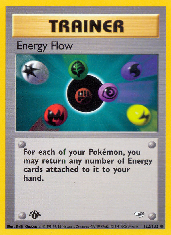 Energy Flow (122/132) [Gym Heroes 1st Edition] | Chromatic Games