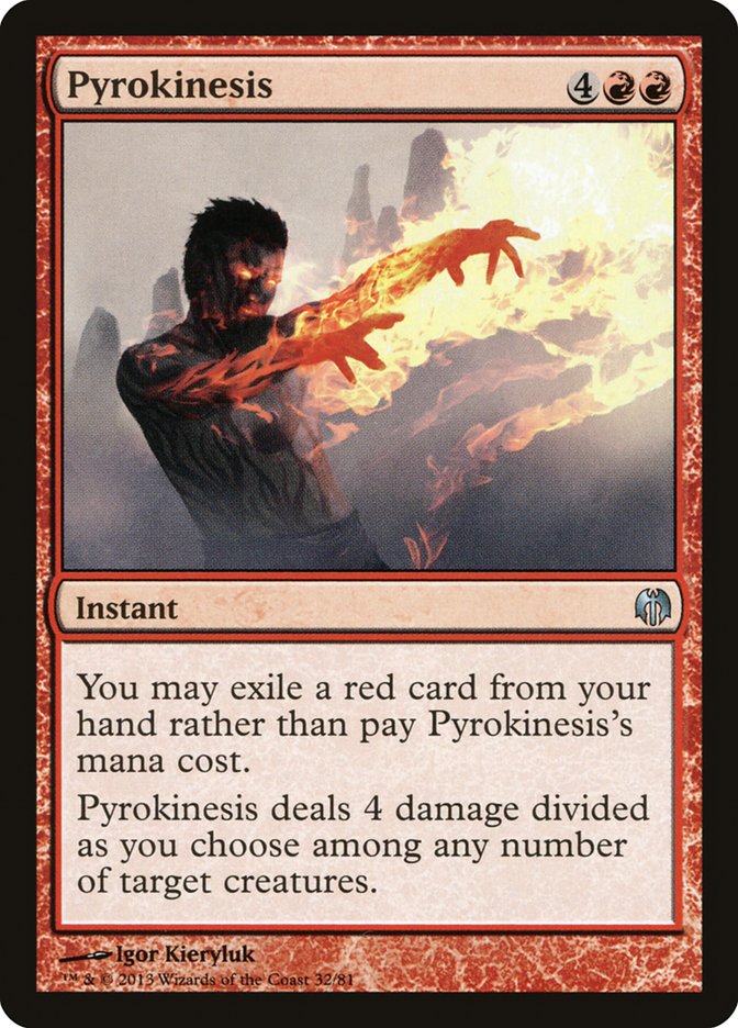 Pyrokinesis [Duel Decks: Heroes vs. Monsters] | Chromatic Games