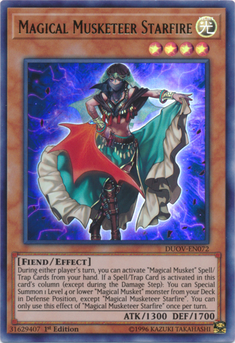 Magical Musketeer Starfire [DUOV-EN072] Ultra Rare | Chromatic Games