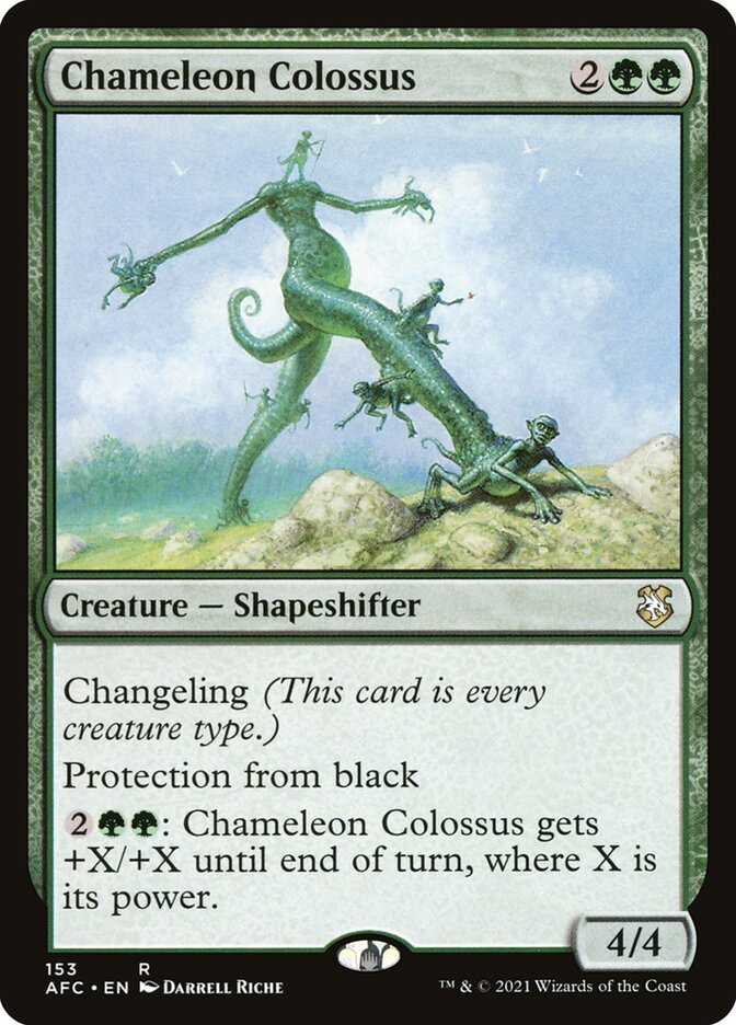 Chameleon Colossus 153/62 (Commander: Adventures in the Forgotten Realms)  | Chromatic Games