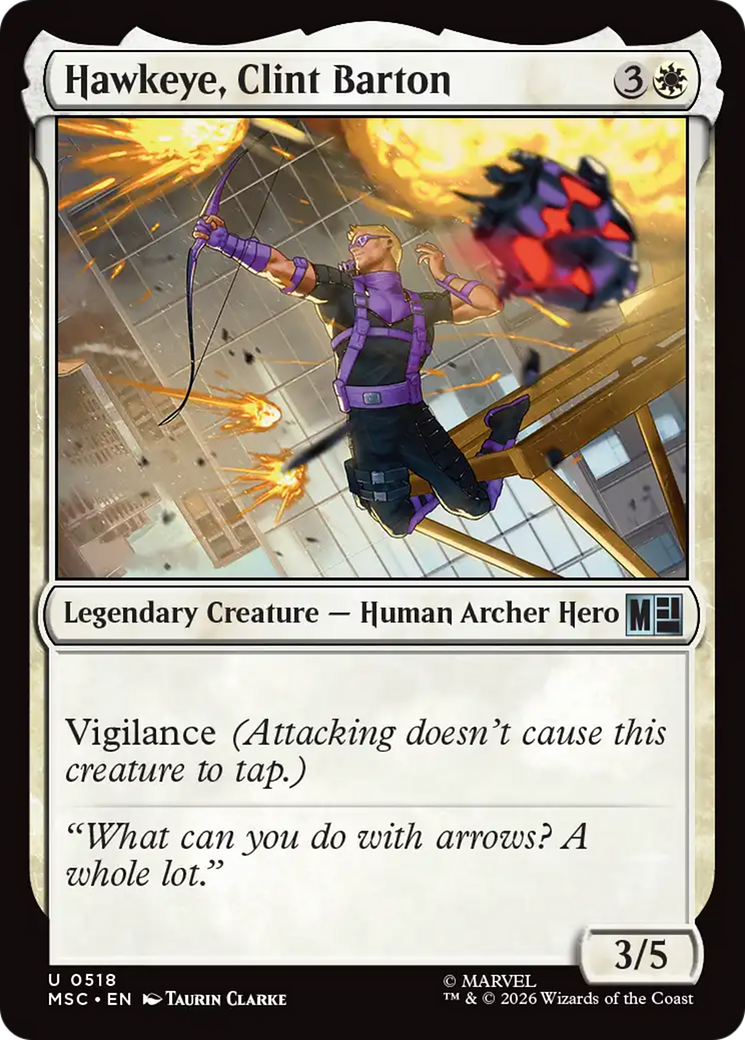 Hawkeye, Clint Barton (0518) [Marvel Super Heroes Commander] | Chromatic Games