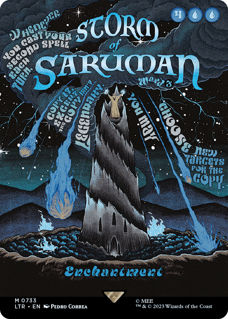 Storm of Saruman (Borderless Poster) [The Lord of the Rings: Tales of Middle-Earth] | Chromatic Games