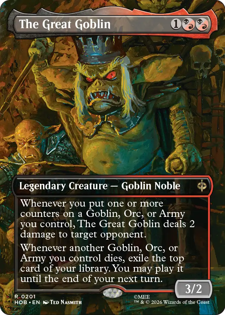 The Great Goblin (Borderless) [The Hobbit] | Chromatic Games