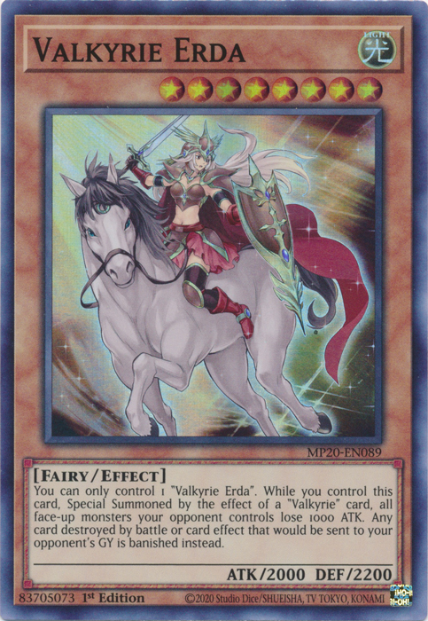 Valkyrie Erda [MP20-EN089] Super Rare | Chromatic Games