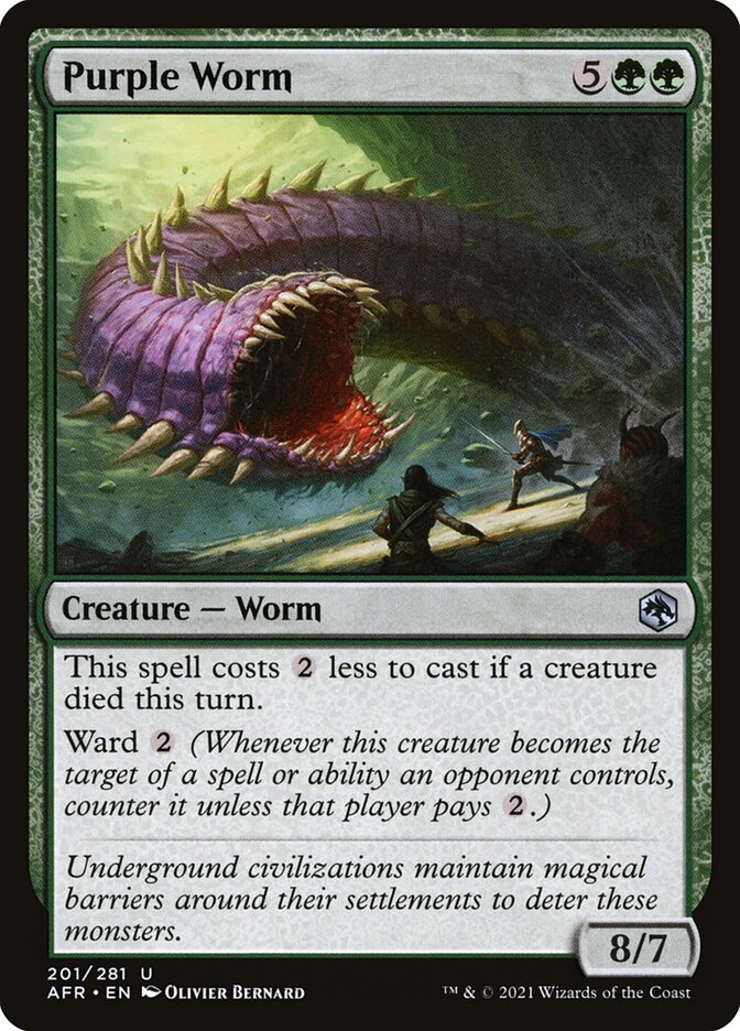 Purple Worm 201 (Adventures in the Forgotten Realms)  | Chromatic Games