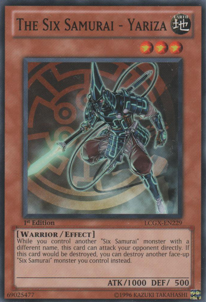 The Six Samurai - Yariza [LCGX-EN229] Common | Chromatic Games