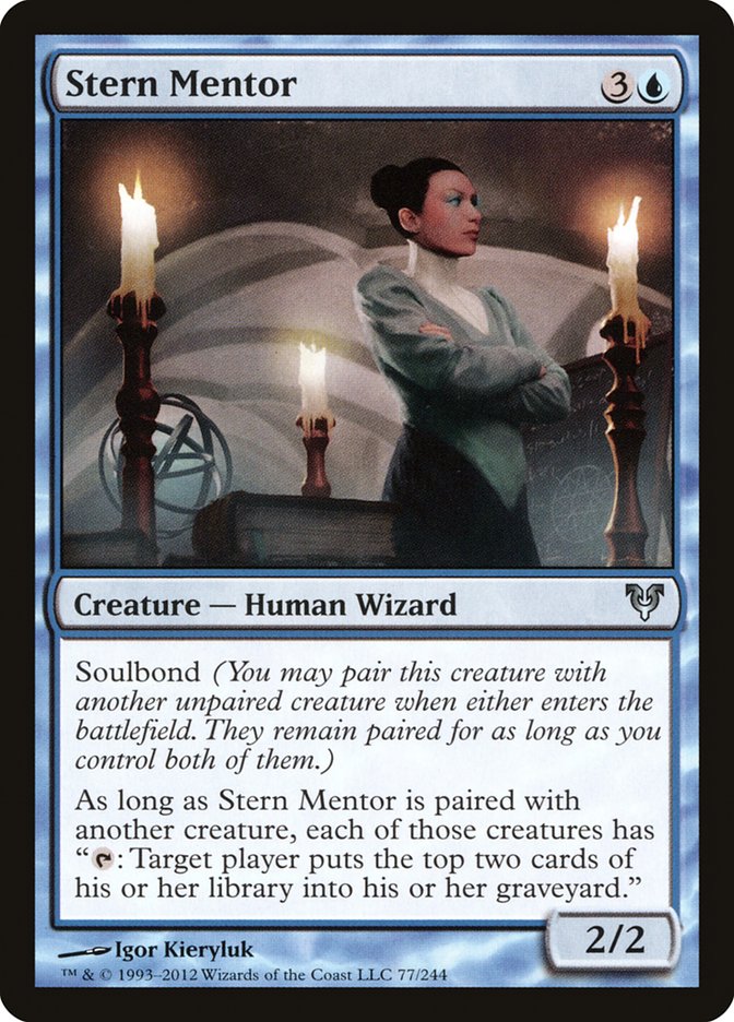 Stern Mentor 77/244 (Avacyn Restored)  | Chromatic Games