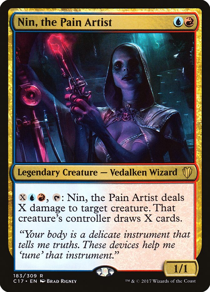 Nin, the Pain Artist 183/309 (Commander 2017)  | Chromatic Games