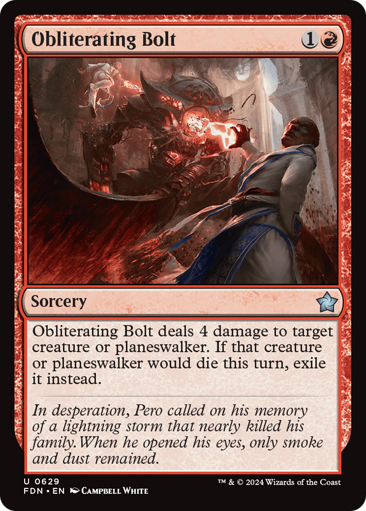 Obliterating Bolt [Foundations] | Chromatic Games