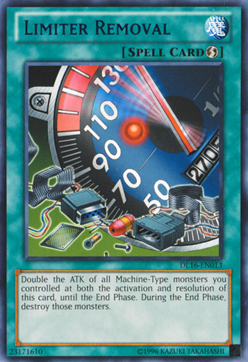 Limiter Removal (Blue) [DL16-EN013] Rare | Chromatic Games