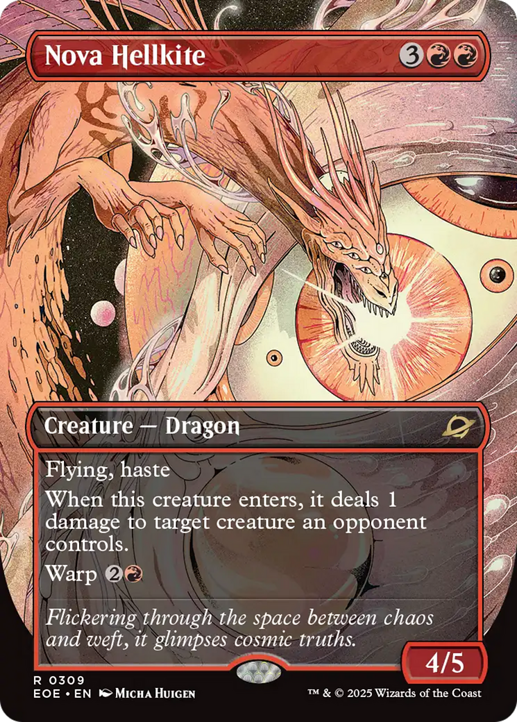 Nova Hellkite (Borderless) [Edge of Eternities] | Chromatic Games