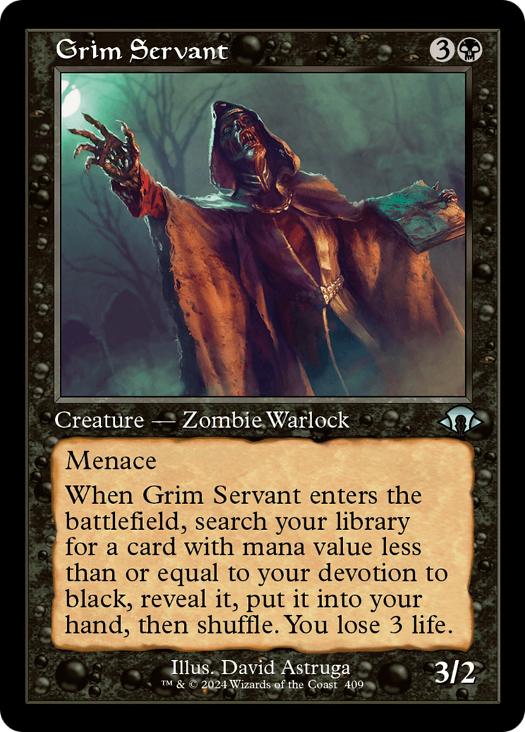 Grim Servant (Retro) [Modern Horizons 3] | Chromatic Games