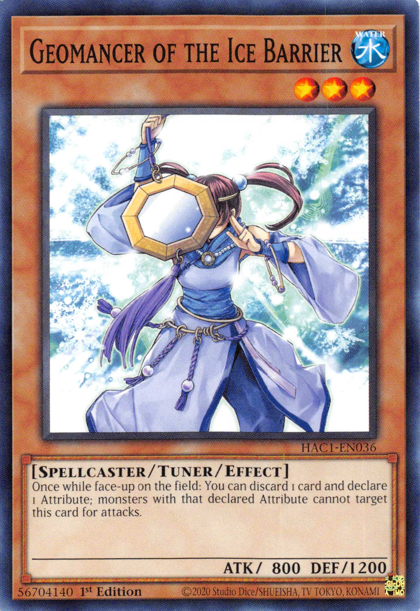 Geomancer of the Ice Barrier (Duel Terminal) [HAC1-EN036] Parallel Rare | Chromatic Games