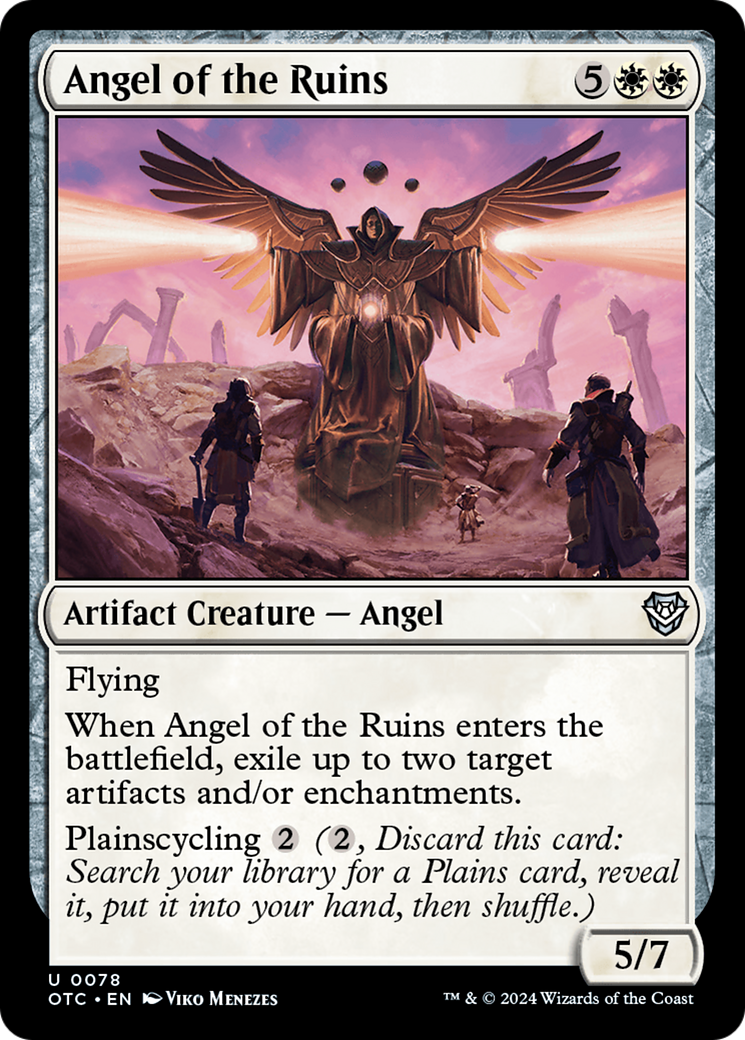 Angel of the Ruins [Outlaws of Thunder Junction Commander] | Chromatic Games