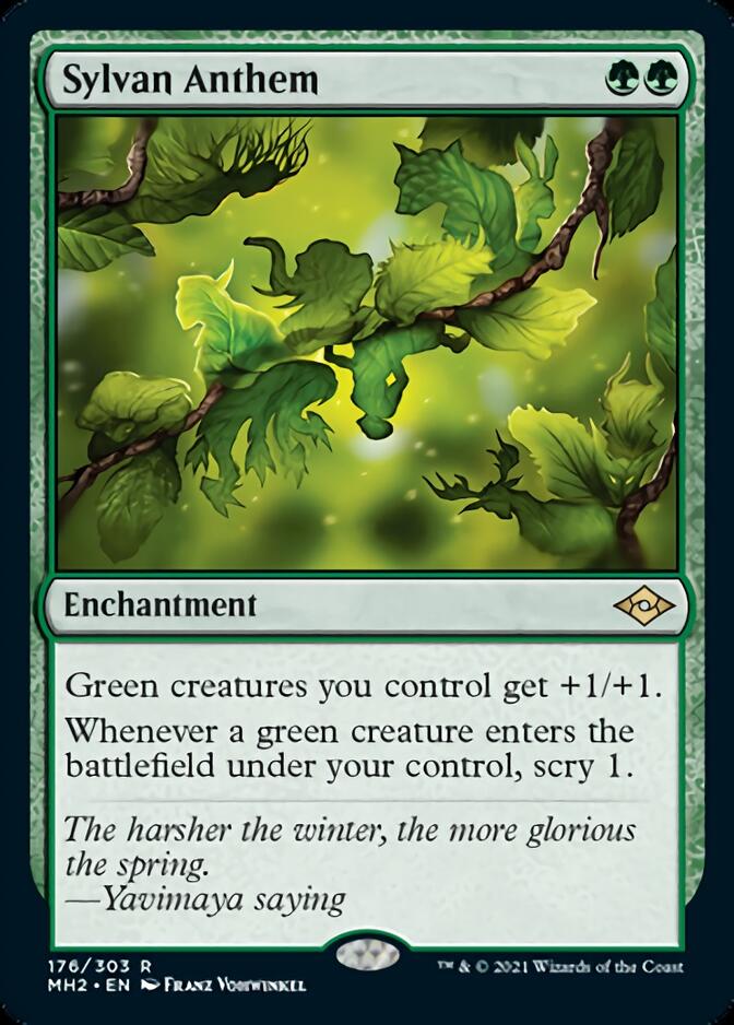 Sylvan Anthem [Modern Horizons 2] | Chromatic Games