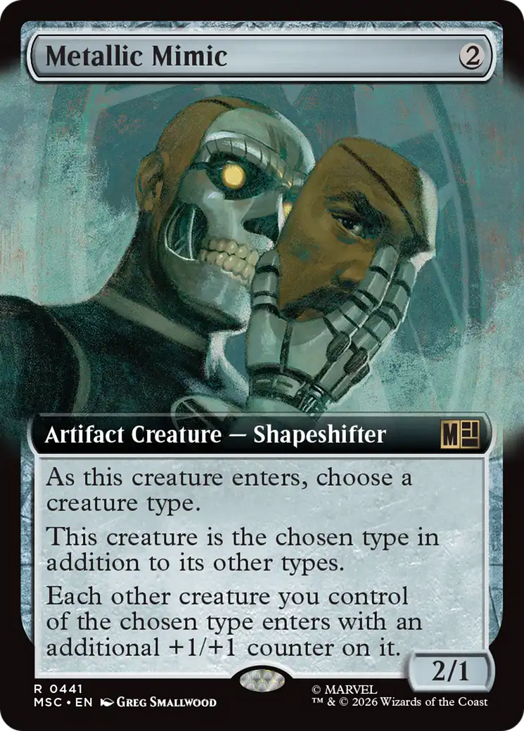 Metallic Mimic (Extended Art) [Marvel Super Heroes Commander] | Chromatic Games