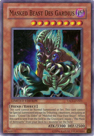 Masked Beast Des Gardius [TAEV-ENSE1] Super Rare | Chromatic Games