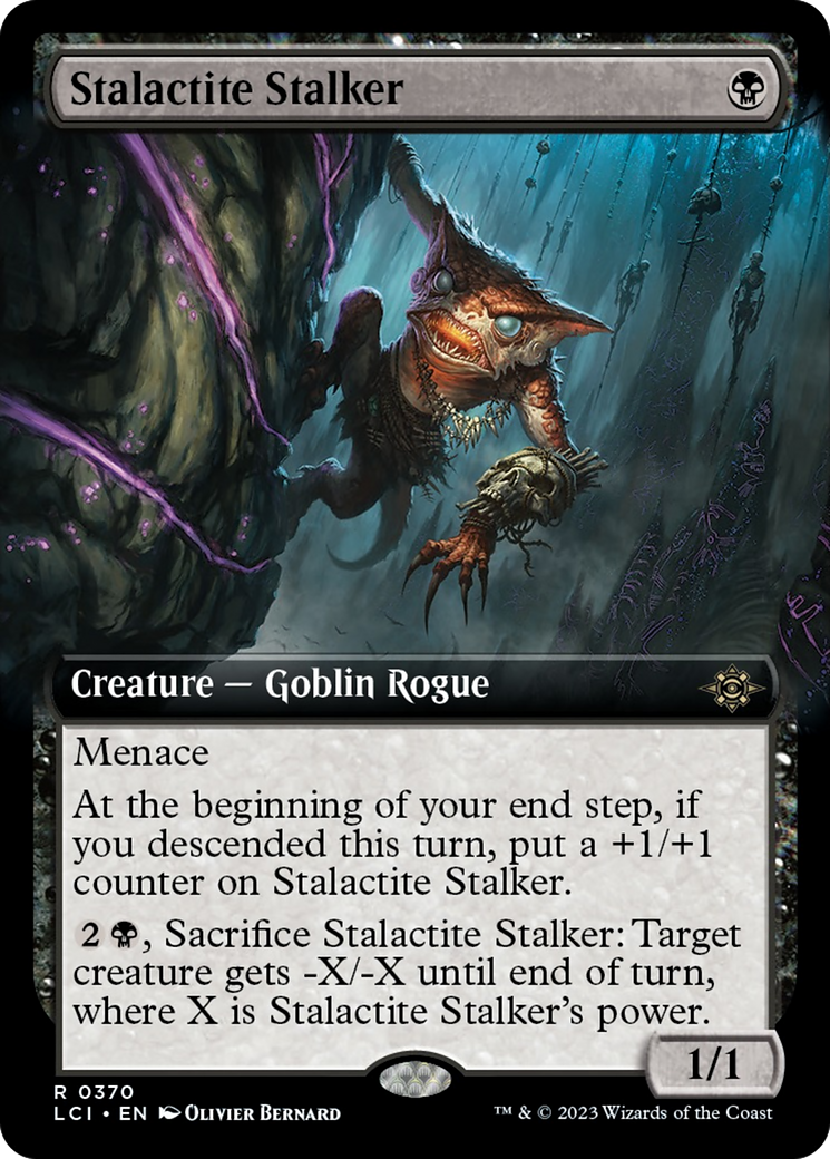 Stalactite Stalker (Extended Art) [The Lost Caverns of Ixalan] | Chromatic Games