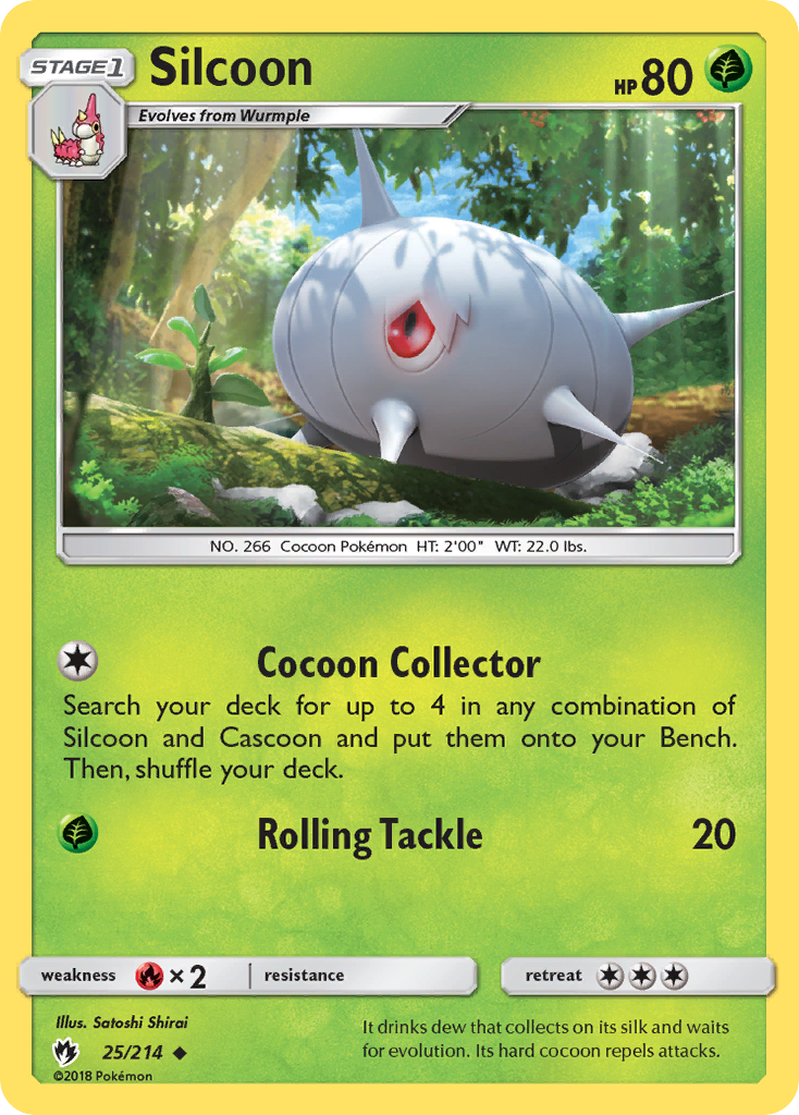 Silcoon (25/214) [Sun & Moon: Lost Thunder] | Chromatic Games