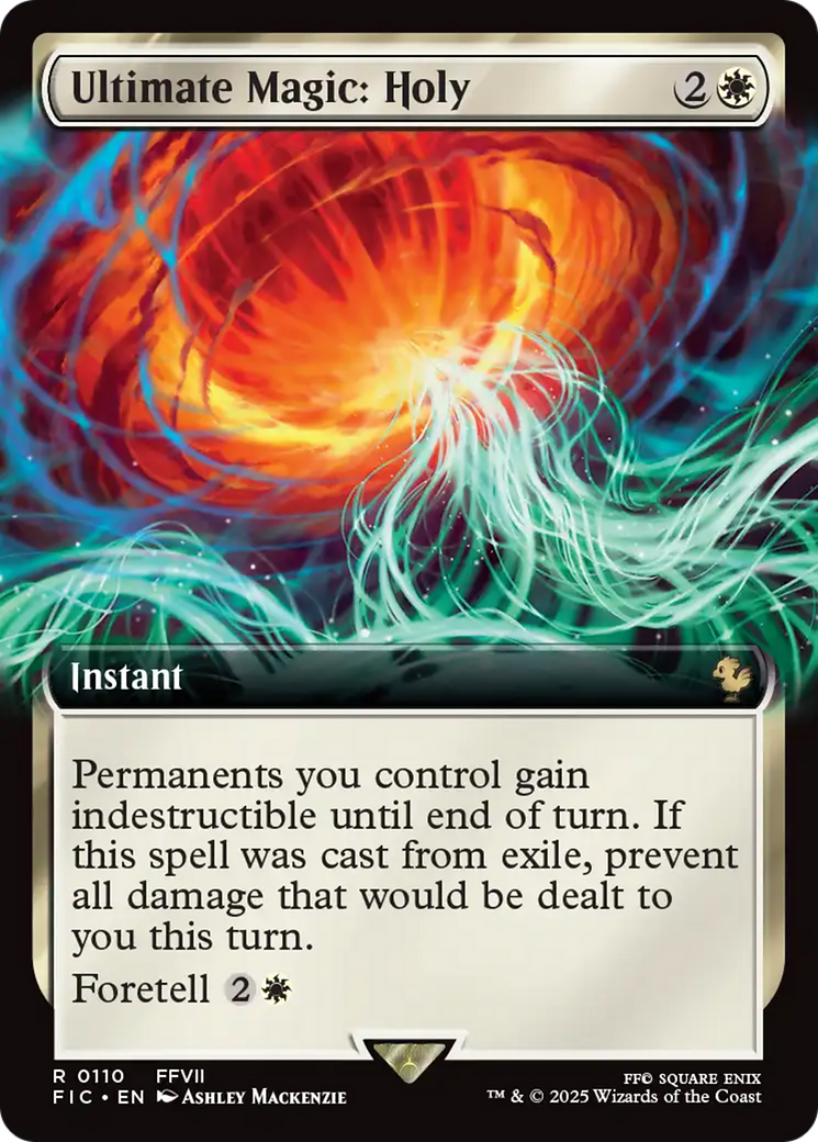 Ultimate Magic: Holy (Extended Art) [FINAL FANTASY Commander] | Chromatic Games