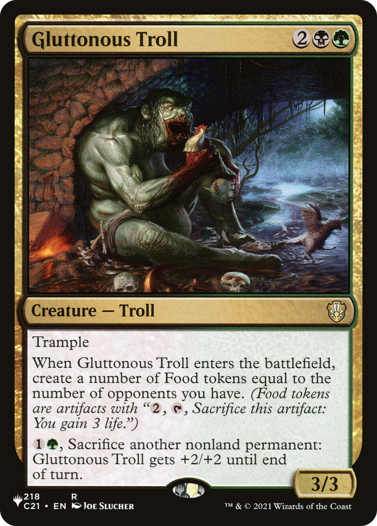 Gluttonous Troll [The List] | Chromatic Games