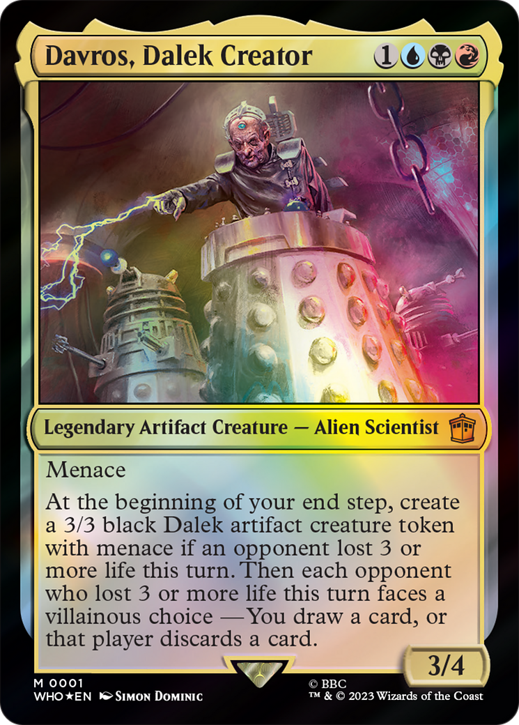 Davros, Dalek Creator [Doctor Who] | Chromatic Games