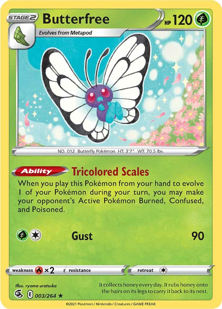 Butterfree (003/264) [Sword & Shield: Fusion Strike] | Chromatic Games