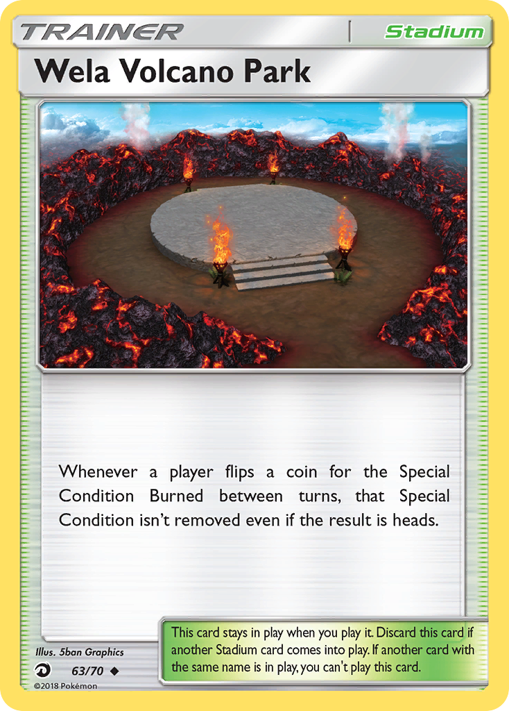 Wela Volcano Park (63/70) [Sun & Moon: Dragon Majesty] | Chromatic Games