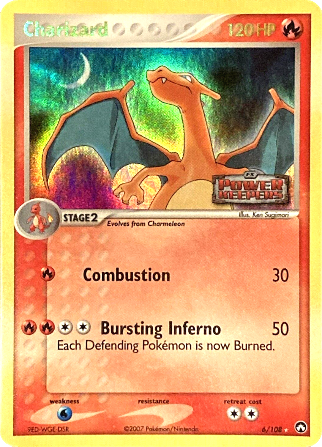 Charizard (6/108) (Stamped) [EX: Power Keepers] | Chromatic Games