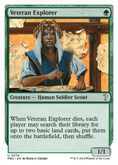 Veteran Explorer (White Border) [Mystery Booster 2] | Chromatic Games