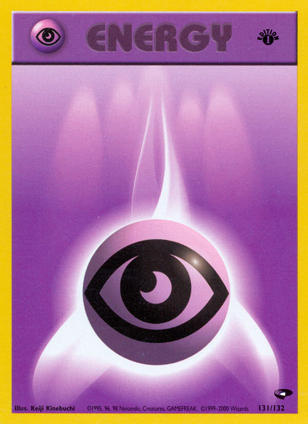 Psychic Energy (131/132) [Gym Challenge 1st Edition] | Chromatic Games